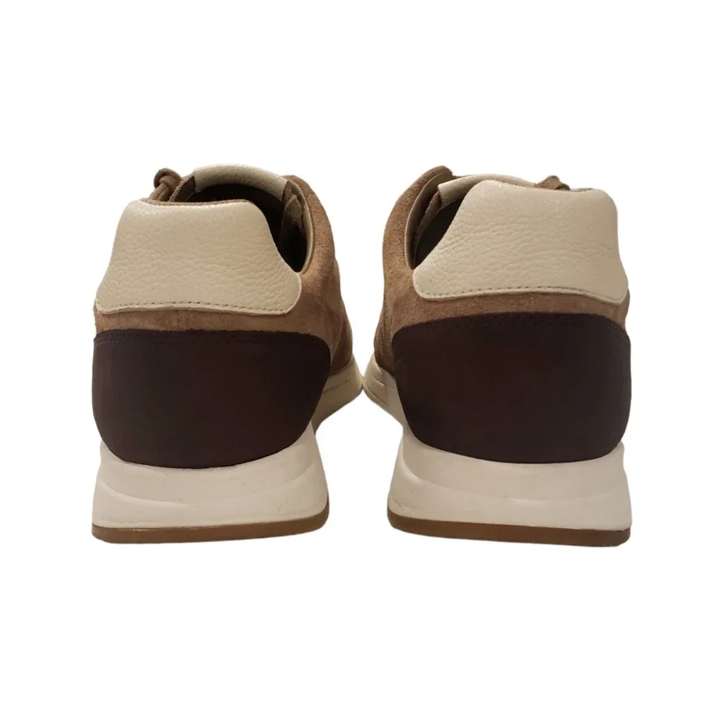 Vince Pierce Low Top Men's Sneaker Color Brown Flint Size 10M